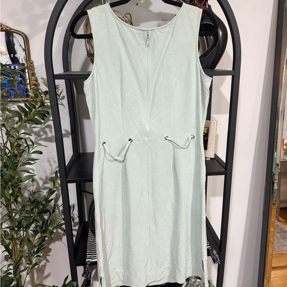 Tommy Bahama Light Green Sleeveless Midi Dress 100% silk size 6 - Picture 7 of 7